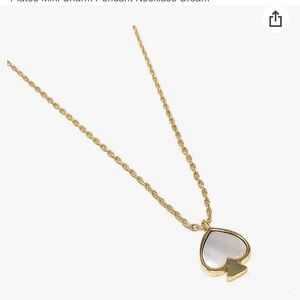 Kate Spade Creammulti Signature Spade Pendant